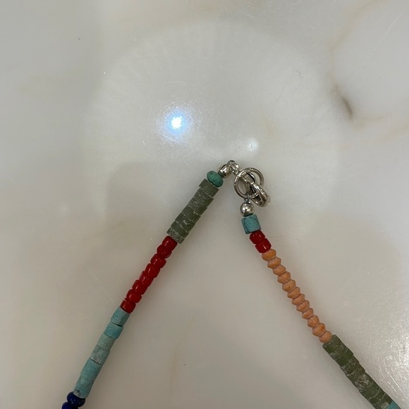 Sundance Catalog Turquoise & Multi Natural Stone Sterling Floral Pendant Nk. NEW - Picture 5 of 7